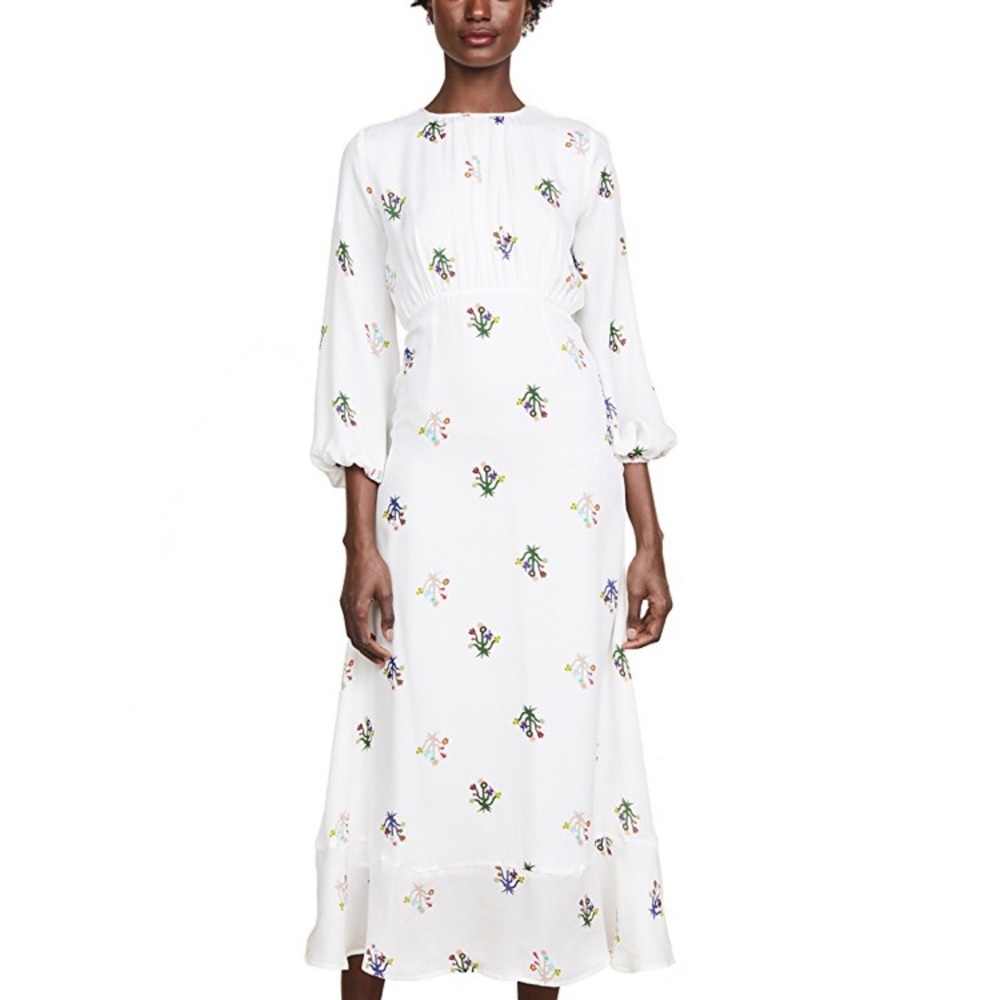 Cynthia Rowley Octavia Sea Breeze Bell Sleeve Rare